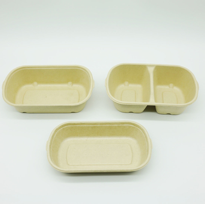 Non - Toxic Plastic Free Pulp Tray Packaging , Paper Pulp Moulded Trays