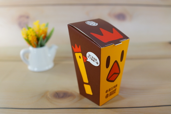 Paper Fried Chicken Takeaway Boxes ECO Friendly Disposable Food Grade Various Size