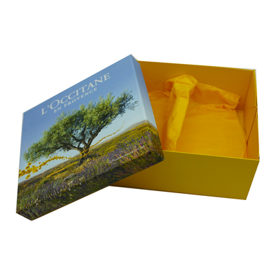Foldable Cosmetics Rigid Packaging Box Flat Shipped Rigid Paper Box