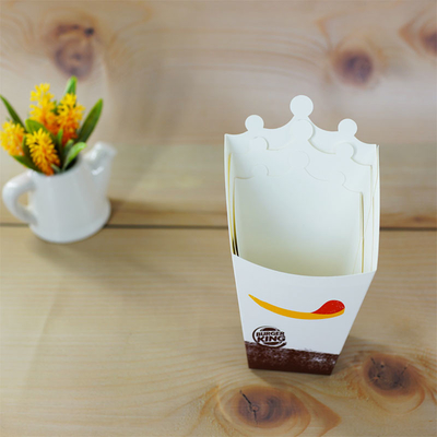 Various Size Accepted Paper French Fries Box , Food Grade Paper Box Stable