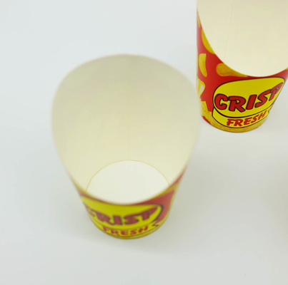 Foldable Chicken Nuggets PLA Paper Cup Disposable PBS Lamination Recyclable Packing