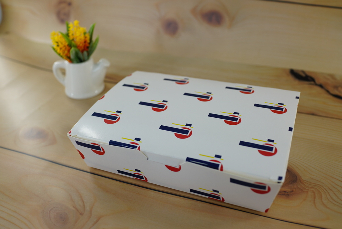 Sushi Disposable Paper Trays For Food Serving Paper Hot Dog Trays Space - Saving